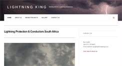 Desktop Screenshot of lightningking.co.za